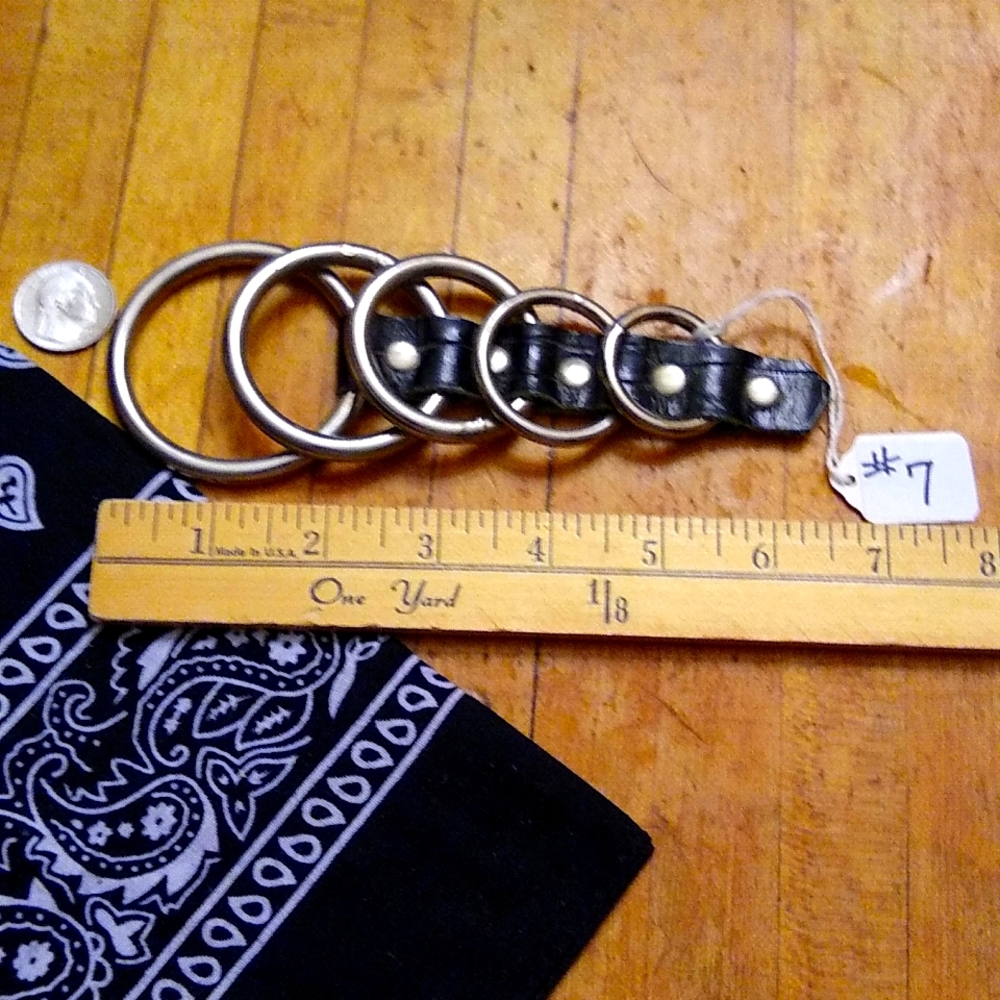 C-ring Metal & Faux Leather, #7 - Picture 2 of 7